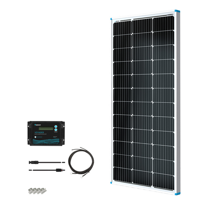 Renogy 100W 12V General Off-Grid Solar Kit W/ 1*100W Rigid Panels (Customizable)