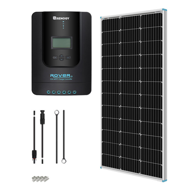 Renogy 100W 12V General Off-Grid Solar Kit W/ 1*100W Rigid Panels (Customizable)