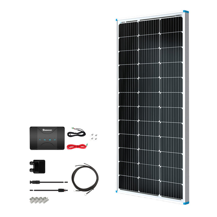 Buy Renogy 100W 12V Solar RV Kit (Customizable) (1*100W 12V Rigid Solar Panel)