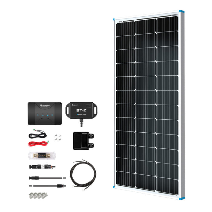 Buy Renogy 100W 12V Solar RV Kit (Customizable) (1*100W 12V Flexible Solar Panel)