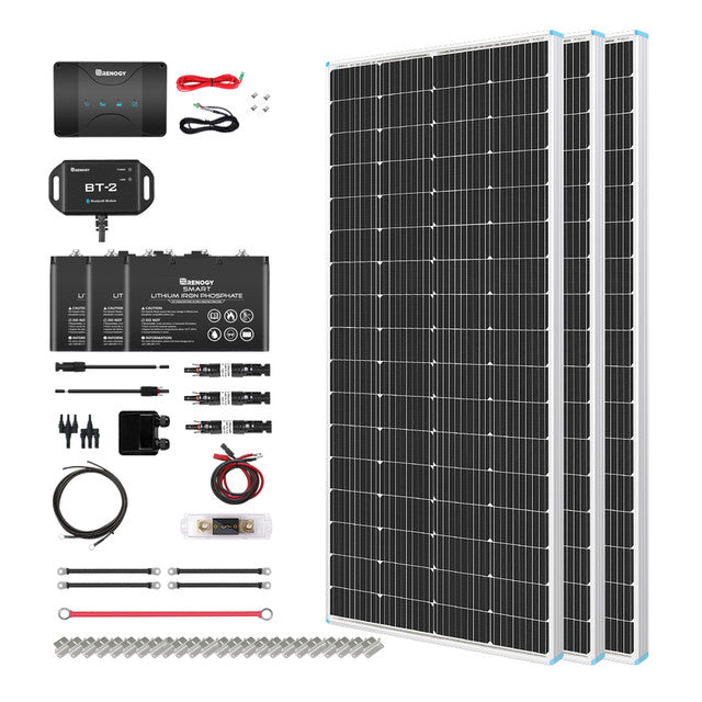 Buy Renogy 600W 12V Solar RV Kit (Customizable) (3*200W 12V Flexible Solar Panel)