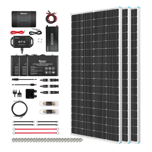 Buy Renogy 600W 12V Solar RV Kit (Customizable) (3*200W 12V Flexible Solar Panel)