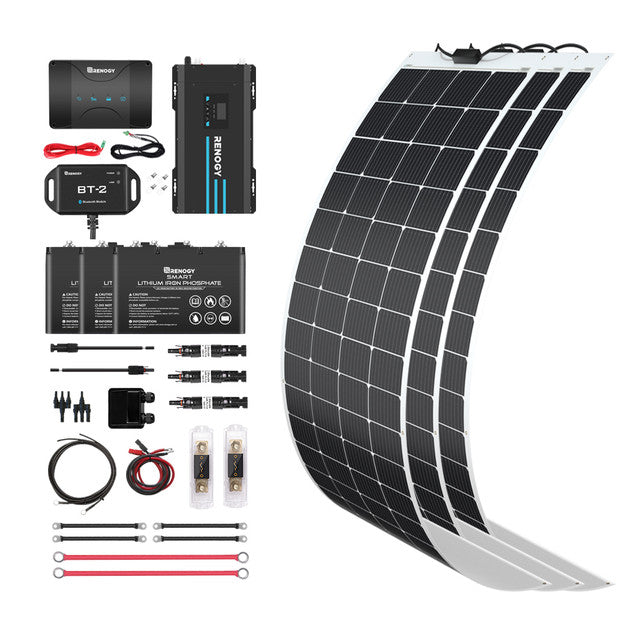 Renogy 600W 12V Solar RV Kit (Customizable) Overview
