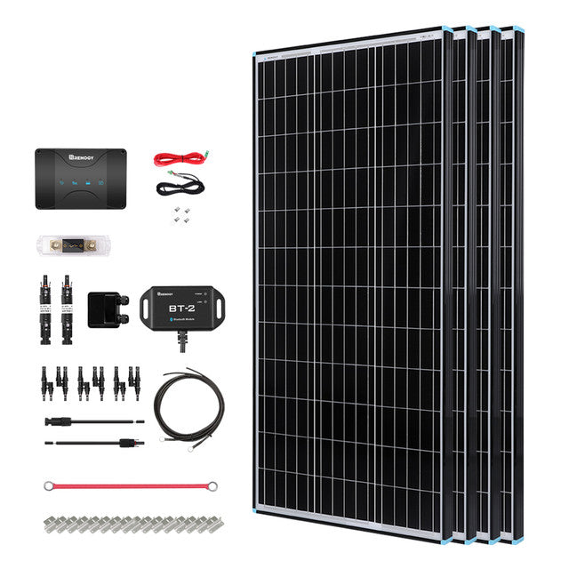 Buy Renogy 400W 12V Solar RV Kit (Customizable) (4*100 12V Flexible Solar Panel)
