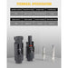 BougeRV 12 PCS Solar Connectors with Spanners 6 Pairs Male/Female | IRV014-B021 With Discount