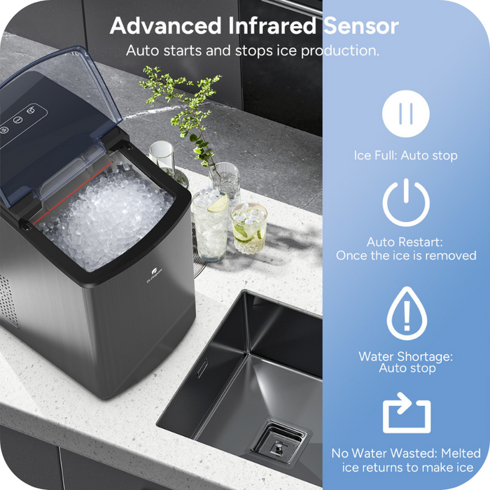 Renogy Dr.Prepare Countertop Nugget Ice Maker Product Image