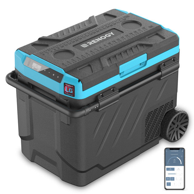 Buy Renogy 53 Quart (50L) Portable Refrigerator (Portable Refrigerator + 72000mAh Portable Power Bank （New Version）)