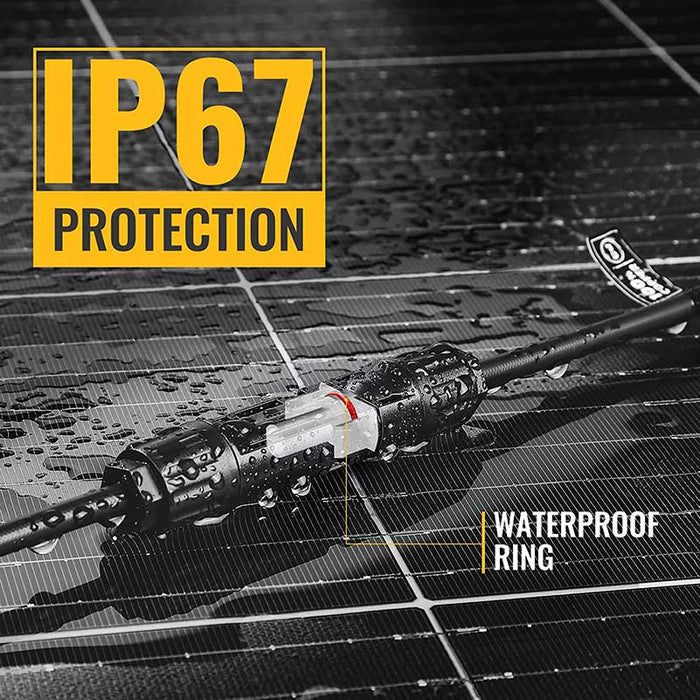 BougeRV Solar Y Connector Solar Panel Parallel Connectors Extra Long 6 to 1 Cable | ISE156 Product Image