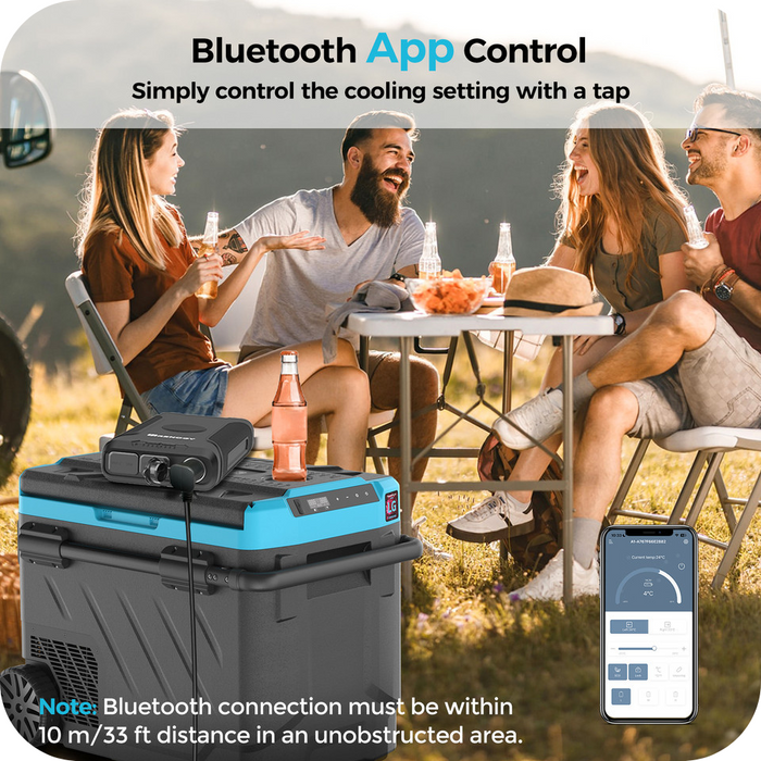 Buy Renogy 53 Quart (50L) Portable Refrigerator (Portable Refrigerator + Portable Power Station 1000)