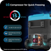 Buy Renogy 53 Quart (50L) Portable Refrigerator (Portable Refrigerator + 8000 BTU Portable Air Conditioner)