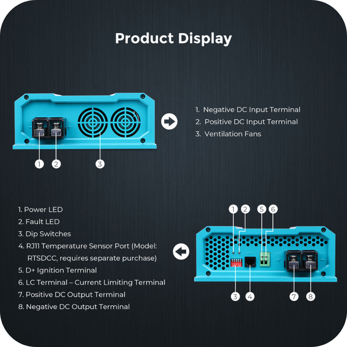 Shop Renogy 12V 60A DC to DC Battery Charger Online
