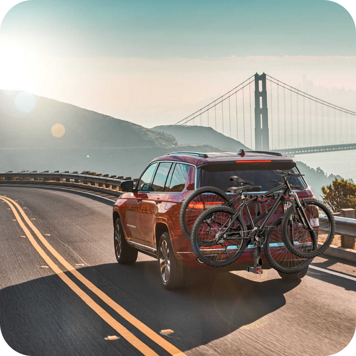 Lowest Price for BougeRV Lockable Foldable Bike Rack Hitch for Car/SUV/Truck | IRK010