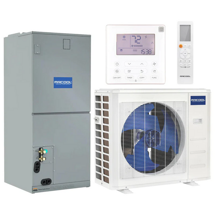 Buy MRCOOL 24K BTU, 17.4 SEER2 Hyper Heat Central Ducted Air Handler and Heat Pump Condenser | CENTRAL-24-HP-230A00