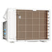 Back View of Condenser For MRCOOL DIY 4th Gen 2-Zone Mini Split Bundle: 18K BTU Ductless Air Conditioner & Heat Pump with 21K (9K + 12K) Ceiling Air Handlers, 100 ft. Total Lineset (50 + 50), and Install Kit | DIYM218HPC01C22