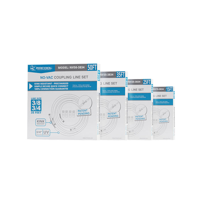 MRCOOL Universal 4-5 Ton 18 SEER Central Heat Pump Split System w/Customizable Lineset & Optional Heat Kit | MDU18048060E