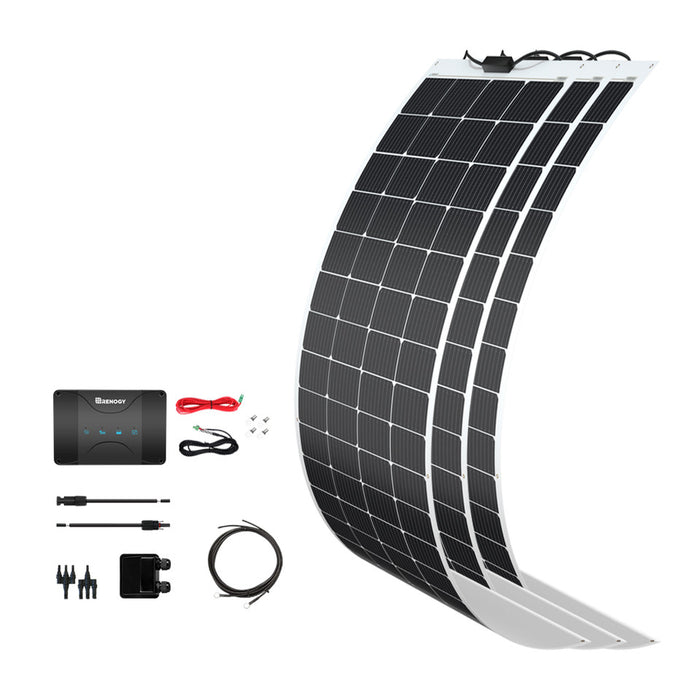 Buy Renogy 600W 12V Solar RV Kit (Customizable) (3*200W 12V Rigid Solar Panel And 3*12V 100Ah Self-Heating LiFePO4 Battery W/BT2 Module)
