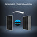 Renogy 100W 12V Monocrystalline Solar Starter Kit w/Wanderer 30A Charge Controller Highlights