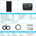 Renogy 100W 12V Monocrystalline Solar Starter Kit w/Wanderer 30A Charge Controller With Discount
