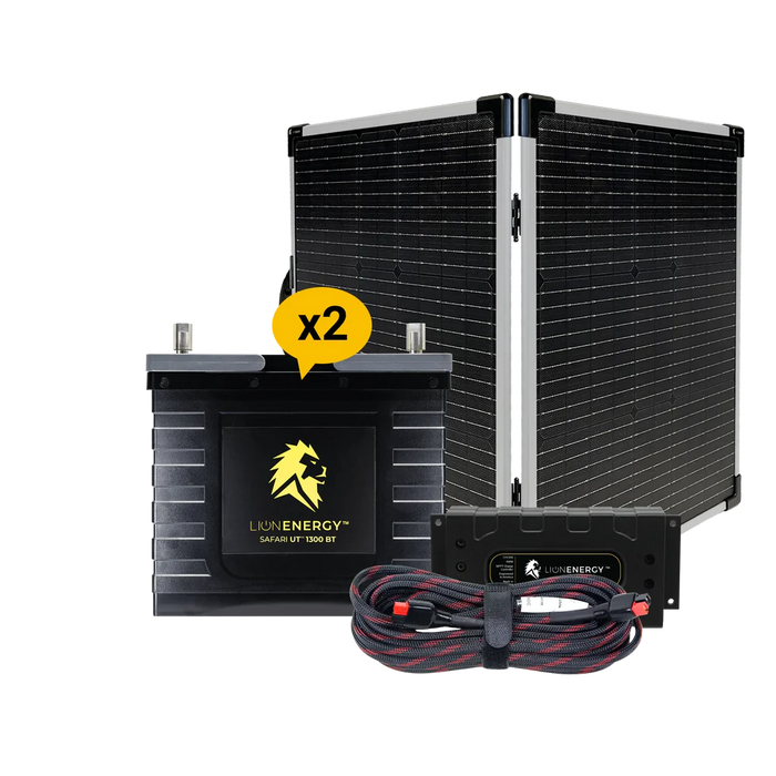 Buy Lion Energy RV and Off-Grid 12V Lithium Battery 210Ah Solar Power System (2 Battery Warmers, 4 Solar Panels And 0 Battery Chargers)