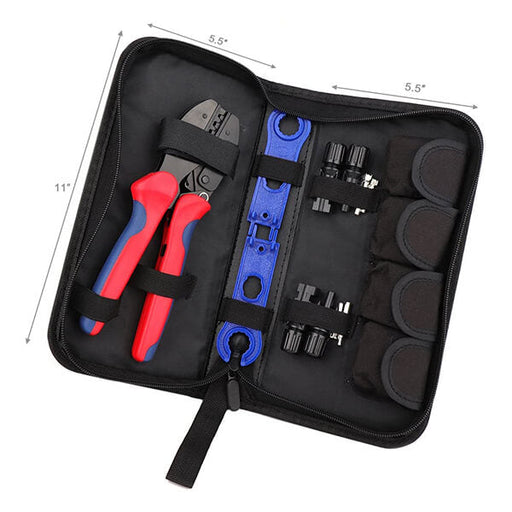 Purchase BougeRV Solar Connectors Crimp Tool Kit for 10/11/12/13 AWG Solar Wire 6 Pairs | ISE017-B021