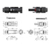 Shop BougeRV 44PCS Solar Connector with Spanners IP67 Waterproof Male/Female | ISE019 Online