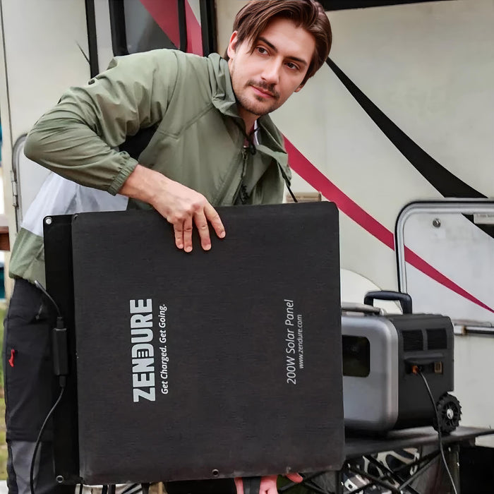 Zendure Superbase V 12,876Wh / 3,800W Semi-Solid State Portable Generator Kit | SuperBase V6400 + Satellite Battery B6400 + 400W Solar Panel Highlights