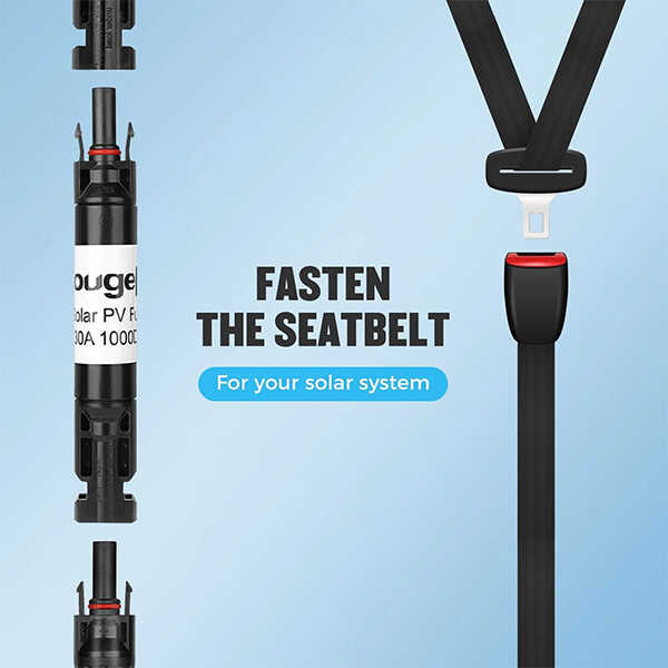 BougeRV 30A Solar Fuse Holder | ISE081/ISE083 Highlights