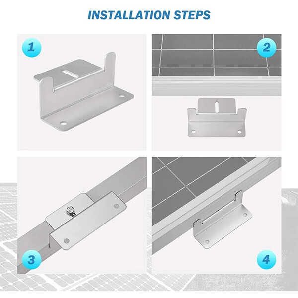 BougeRV Solar Panel Mounting Z Bracket Mount Kits Supporting | ISE049 Available Now