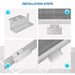 BougeRV Solar Panel Mounting Z Bracket Mount Kits Supporting | ISE049 Available Now