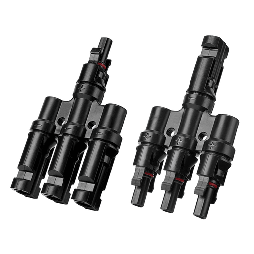 Buy BougeRV Solar Branch Connectors Y Connector in Pair MMMF+FFFM for Parallel Connection Between Solar Panels | ISE067