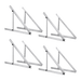 Buy BougeRV 41 in Adjustable Solar Panel Tilt Mount Brackets | ISE074 (4 Pairs)