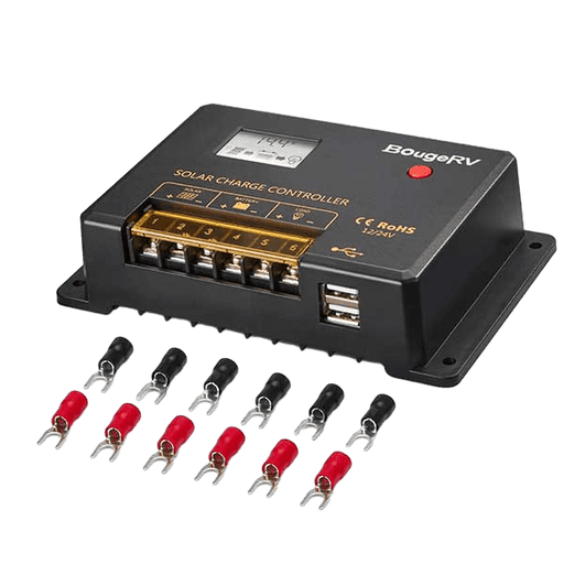 Buy BougeRV Li 30Amp 12V/24V PWM Solar Charge Controller (Negative Ground) | ISE105