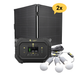 Buy Lion Energy Safari LiFePO4 1,612Wh, 3,000W Portable Power Station/Generator Bundle | 50170137 (2 Solar panels, 0 EMP Bags And 1 LED light string)