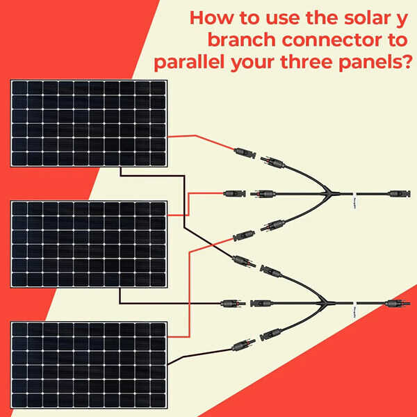 BougeRV Solar Y Branch Connector 1 to 3(M/FFF and F/MMM) | ISE075 Highlights
