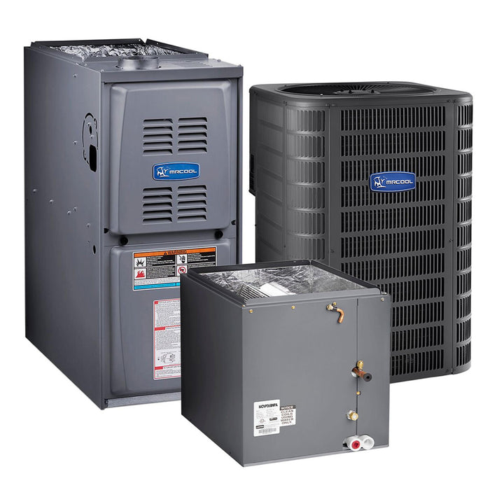 MRCOOL 80% AFUE 90K BTU, 5 Ton Upflow/Horizontal 5-Speed Gas Furnace | MGM80SE090C5A With Discount