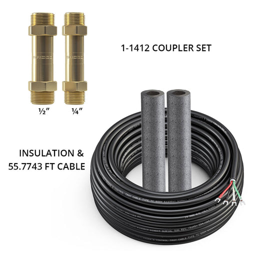 Buy MRCOOL DIYCOUPLER-14 + DIYCOUPLER-12 w/ 50 ft of Communication Wire for 9K, 12K & 18K Line Set | DIYCOUPLER-1412K50
