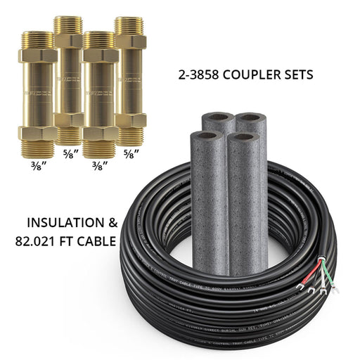 Buy MRCOOL DIYCOUPLER-38 + DIYCOUPLER-58 (2 Sets) w/ 75 Ft. of Communication Wire for 24K & 36K Line Set | DIYCOUPLER-3858K75